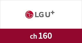 LG U+. 채널번호 160